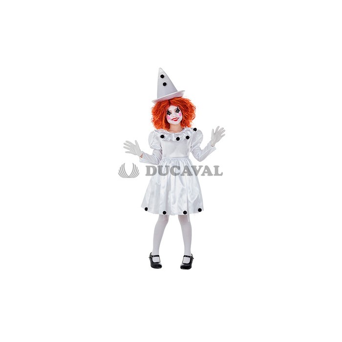 Disfraz Vestido Pierrot  Disfraces Ducaval