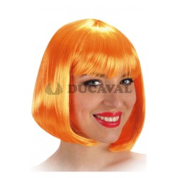 Peluca Pin Up Naranja  Disfraces Ducaval