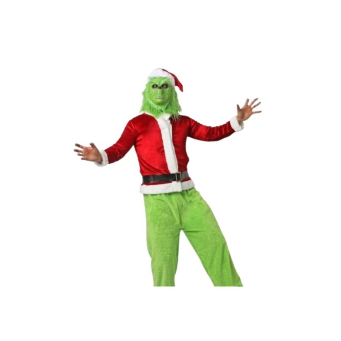 Disfraz para Navidad del Grinch para adultos | Ducaval | Envías 24/48