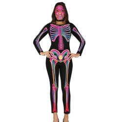 Disfraz neon skeleton  | Ducaval | Envías 24/48 horas 