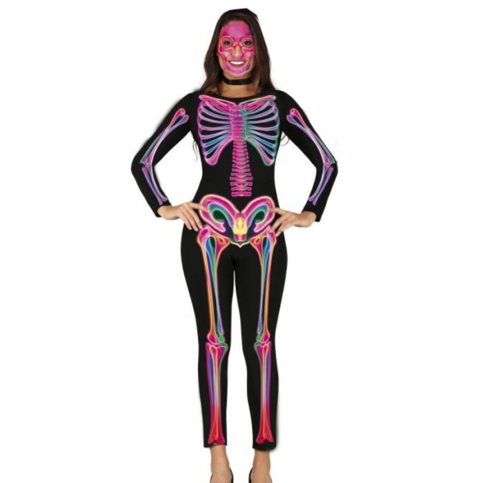 Disfraz neon skeleton  | Ducaval | Envías 24/48 horas 