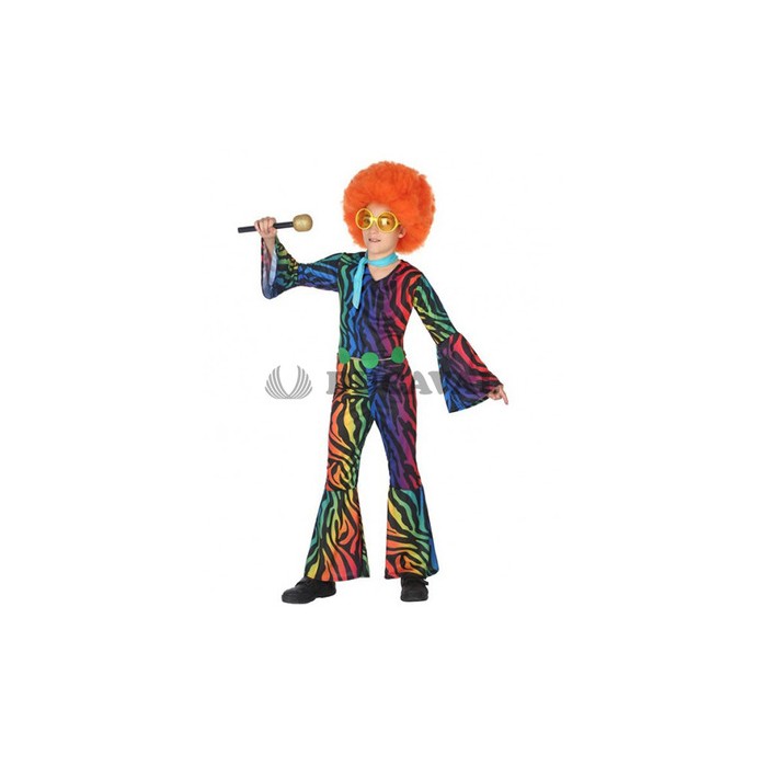 Disfraz de Disco colores niño