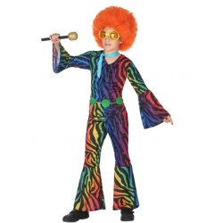 Disfraz de Disco colores niño