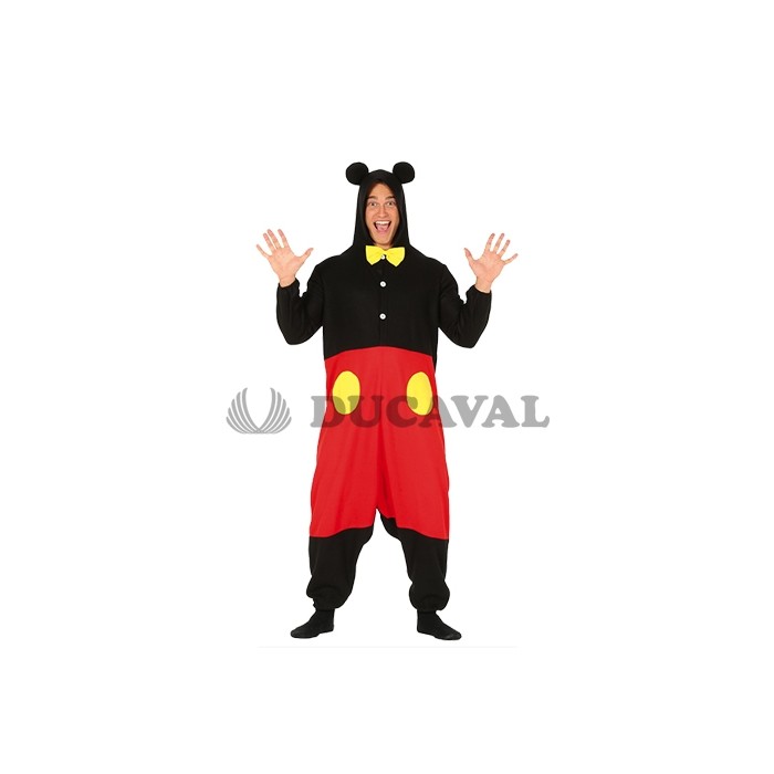 Disfraz ratón kigurumimi adulto