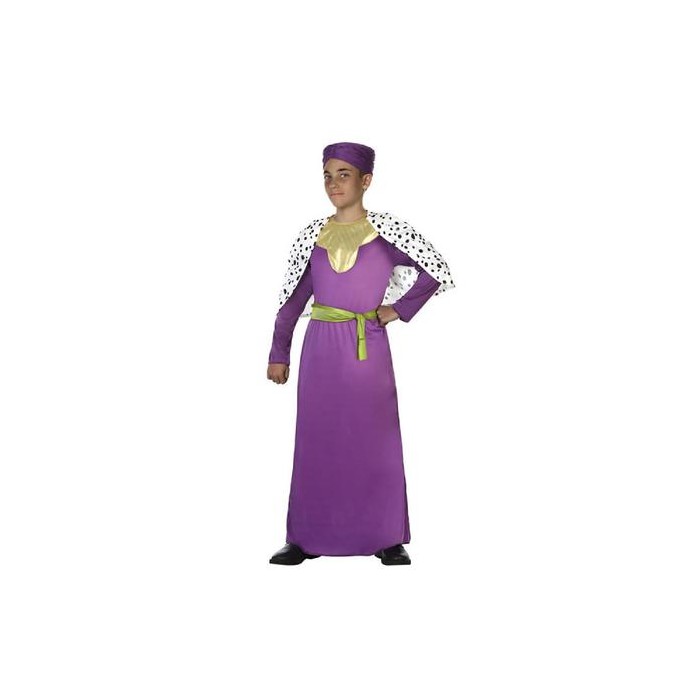 Disfraz de Rey Mago morado infantil | ducaval | envíos 24/48h