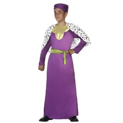 Disfraz de Rey Mago morado infantil | ducaval | envíos 24/48h