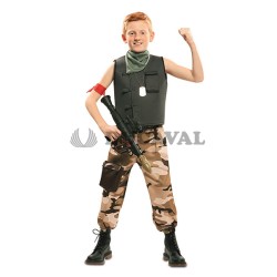 Disfraz soldado combate niño