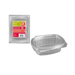 Envase bisagra micro 250cc 5 ud | Ducaval | Envíos 24/48 horas