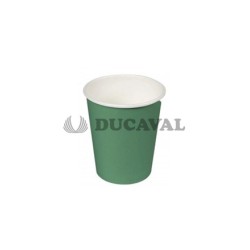 Vaso cartón verde 200cc. 24ud  Disfraces Ducaval