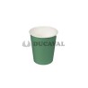 Vaso cartón verde 200cc. 24ud  Disfraces Ducaval