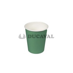 Vaso cartón verde 200cc. 24ud  Disfraces Ducaval