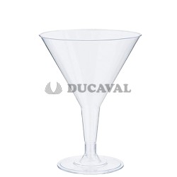 Copa cócktail  transparente 215ml (3 unidades)  Disfraces ducaval