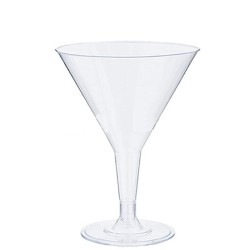 Copa cócktail  transparente 215ml (3 unidades)  Disfraces ducaval