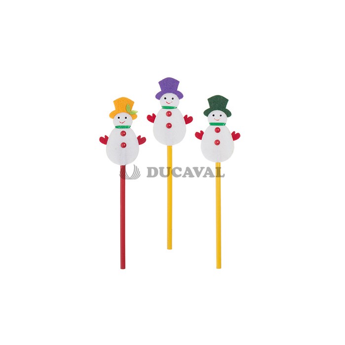 Lápiz muñeco de nieve | Ducaval | Envíos 24/48 horas