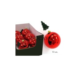Bola lisa roja 15cm