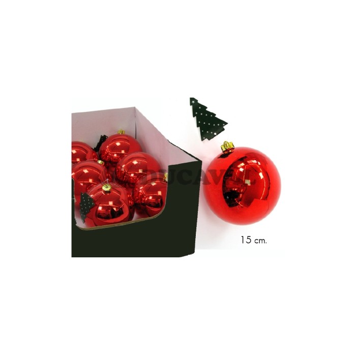 Bola lisa roja 15cm