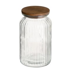 Tarro provence 1200ml vidrio y bambú | Ducaval | Envías 24/48 horas 