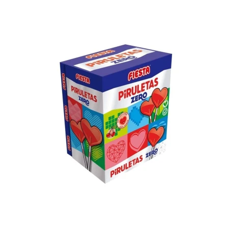 Piruleta corazón zero 70ud