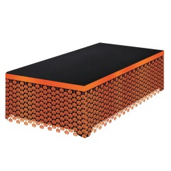 Faldón Metalizado De Mesa Con Calabazas 400x70cm| Ducaval | Envíos 24