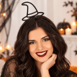 Diadema Sombrero De Bruja De Lujo Metal | Ducaval | Envíos 24/48 hora