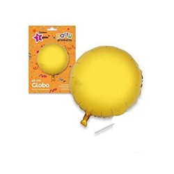 Globo circular oro poliamida | Ducaval | Envíos 24/48h