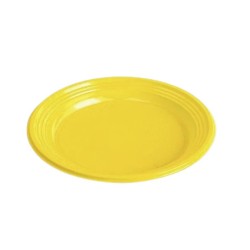 Plato reutilizable postre amarillo 17 cm 12 und | Ducaval | Envías 24