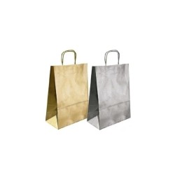 Bolsas papel c/ asa 32x40 oro | Ducaval | Envíos 24/48 horas