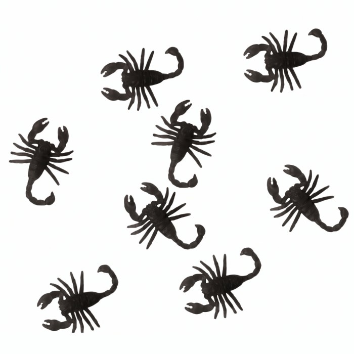 Bolsa Escorpiones 8ud 6cm | Ducaval | Envíos 24/48 horas