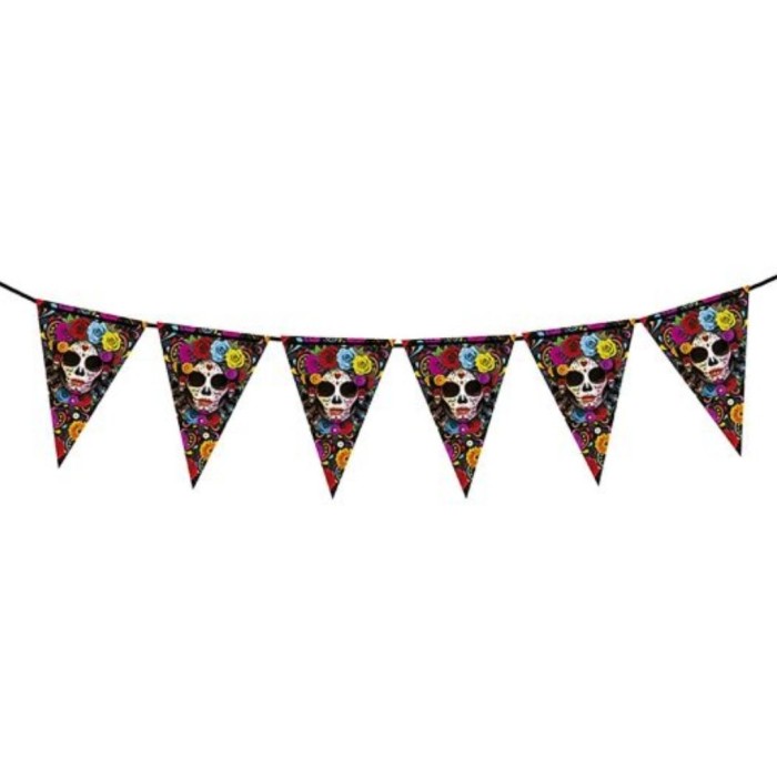 Banderines Catrina 3mts  | Ducaval | Envíos 24/48 horas