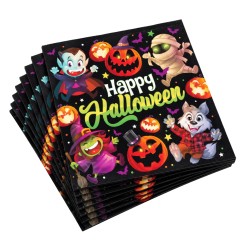Servilletas Happy Halloween 16 Cm 20 Ud | Ducaval | Envíos 24/48 hora