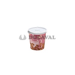 Vaso cartón con tapa 12ud  Disfraces Ducaval