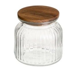 Tarro provence 600ml vidrio y bambú | Ducaval | Envías 24/48 horas 