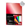 Cartulina metalizada 50x65cm rojo | Ducaval | envíos 24/48h