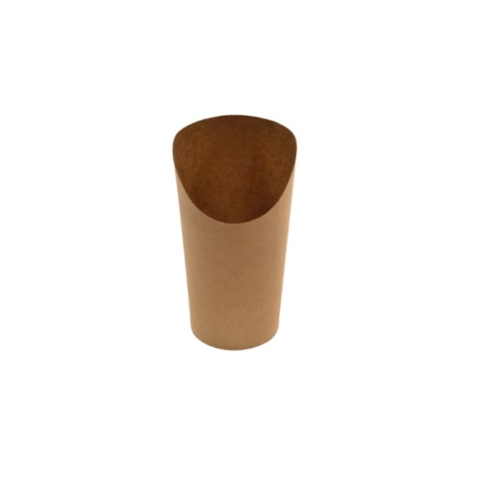 Chips container kraft paper 480ml | Ducaval | Envíos 24/48h