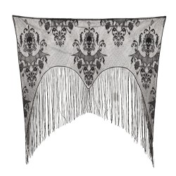 Decoración Encaje Negro Puerta Murciélagos 95x100cm | Ducaval | Envío