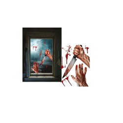 Hojas ventana 40cm brazos ensangrentados 3ud | Ducaval |