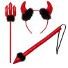 Set Accesorios Diablo 3 Piezas (Diadema, Tridente y Cola) | Ducaval |