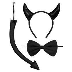 Set De Demonio Negro De 3 Piezas | Ducaval | Envíos 24/48 horas 