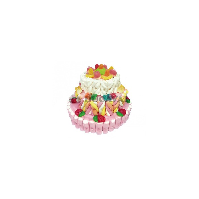Tarta multicolor 3 pisos S 700. Ducaval Envios 2448 horas
