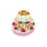 Tarta multicolor 3 pisos S 700. Ducaval Envios 2448 horas