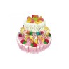 Tarta multicolor 3 pisos S 700. Ducaval Envios 2448 horas