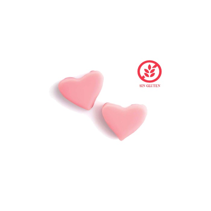 Corazones fresa vidal 75ud |Ducaval | envíos 24/48 horas