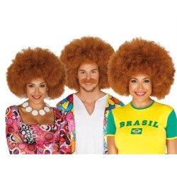 Peluca Afro Castaña | Ducaval | Envio 24/48 horas