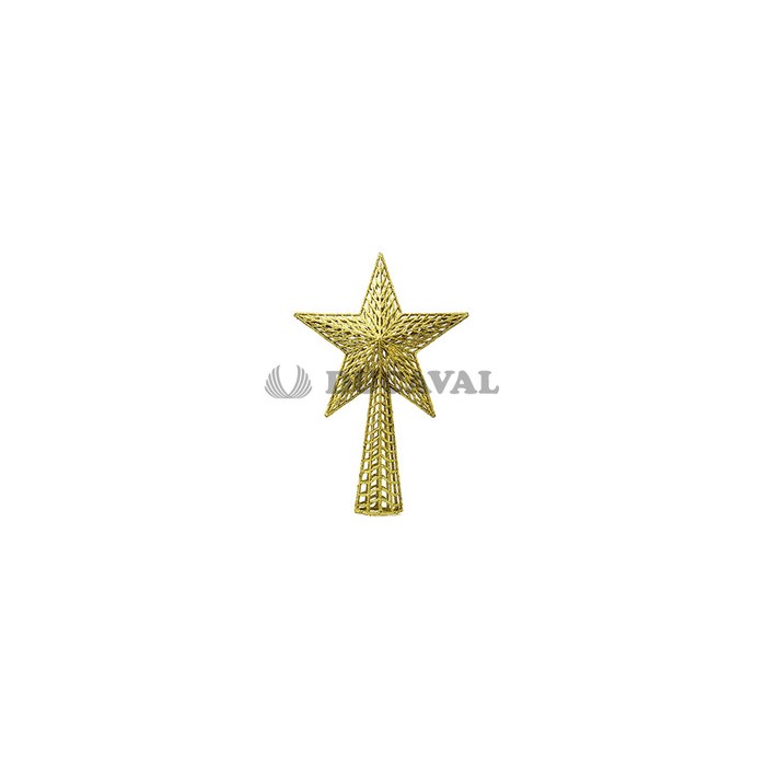 Remate estrella oro 37cm