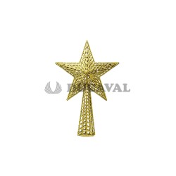 Remate estrella oro 37cm