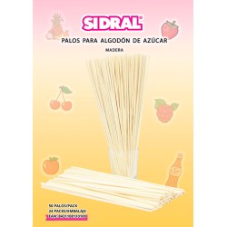 Palos algodon de azucar 28cm | Ducaval | Envías 24/48 horas 