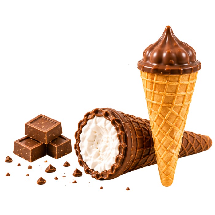 Kool Kones Chocolate – Mini Conos de Chocolate 20 Uds | Ducaval | Env
