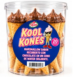 Kool Kones Chocolate – Mini Conos de Chocolate 20 Uds | Ducaval | Env