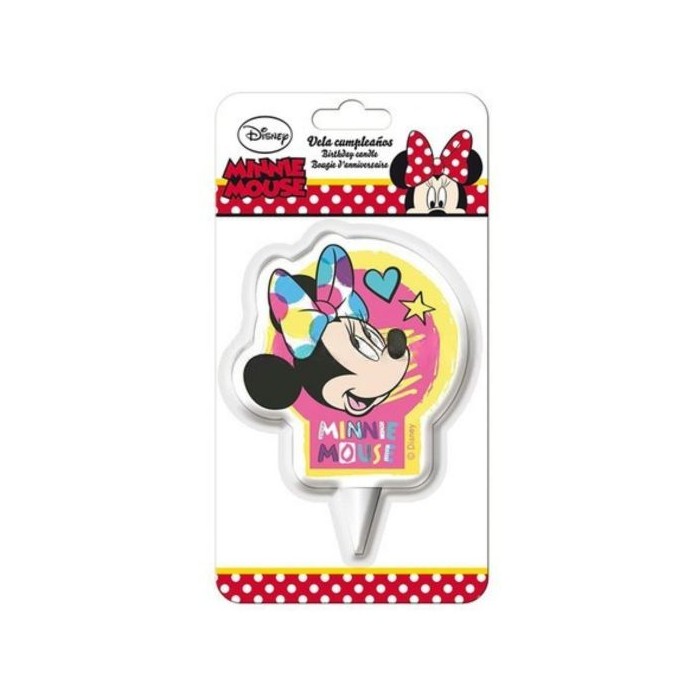 Display vela 2D cumpleaños Minnie | Ducaval | Envíos 24/48 horas