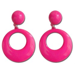 Pendiente pequeño rosa claro